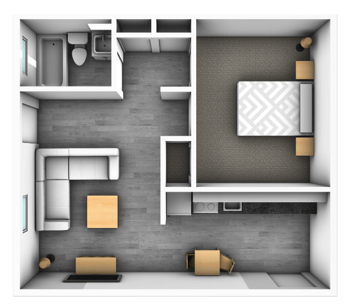 Floor plan layout diagram for The Engineer